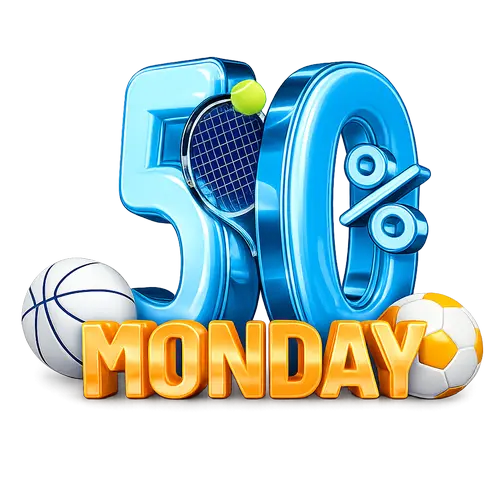 50% Mondey Sports Bonus